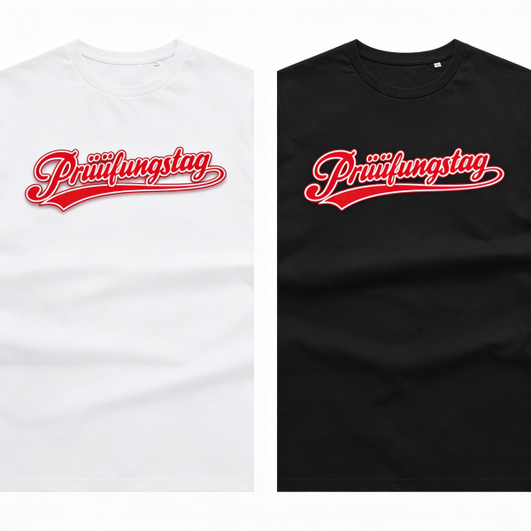 Fahrschul T-Shirt „Prüüfungstag“