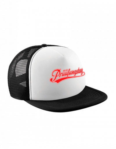 Trucker-Cap „Prüüfungstag“ – Der Tag. Dein Style.