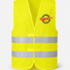 Fahrpraktiker Warnweste – Hi-Vis Safety Vest mit großem Logo-Print